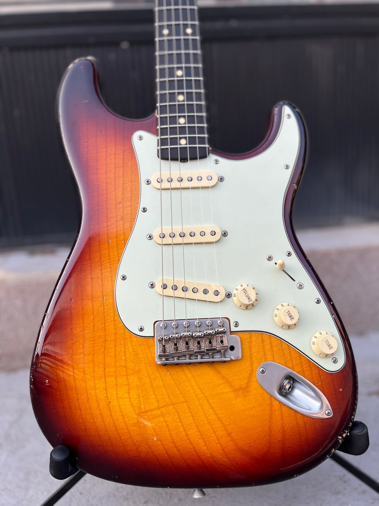 Hollowtone Strat (faded sunburst relic)