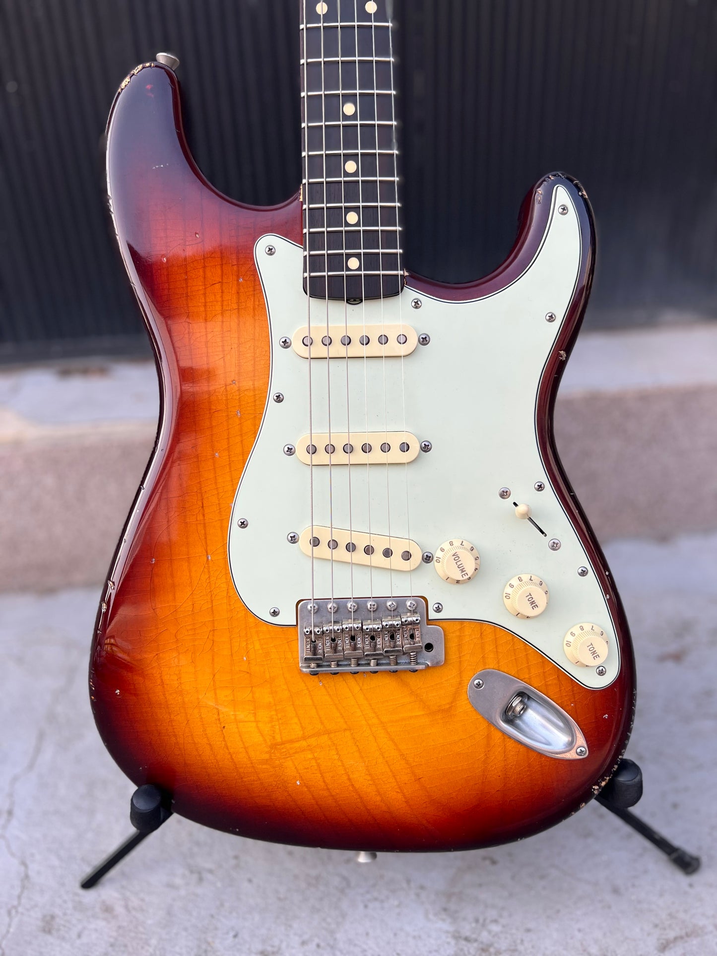 Hollowtone Strat (faded sunburst relic)