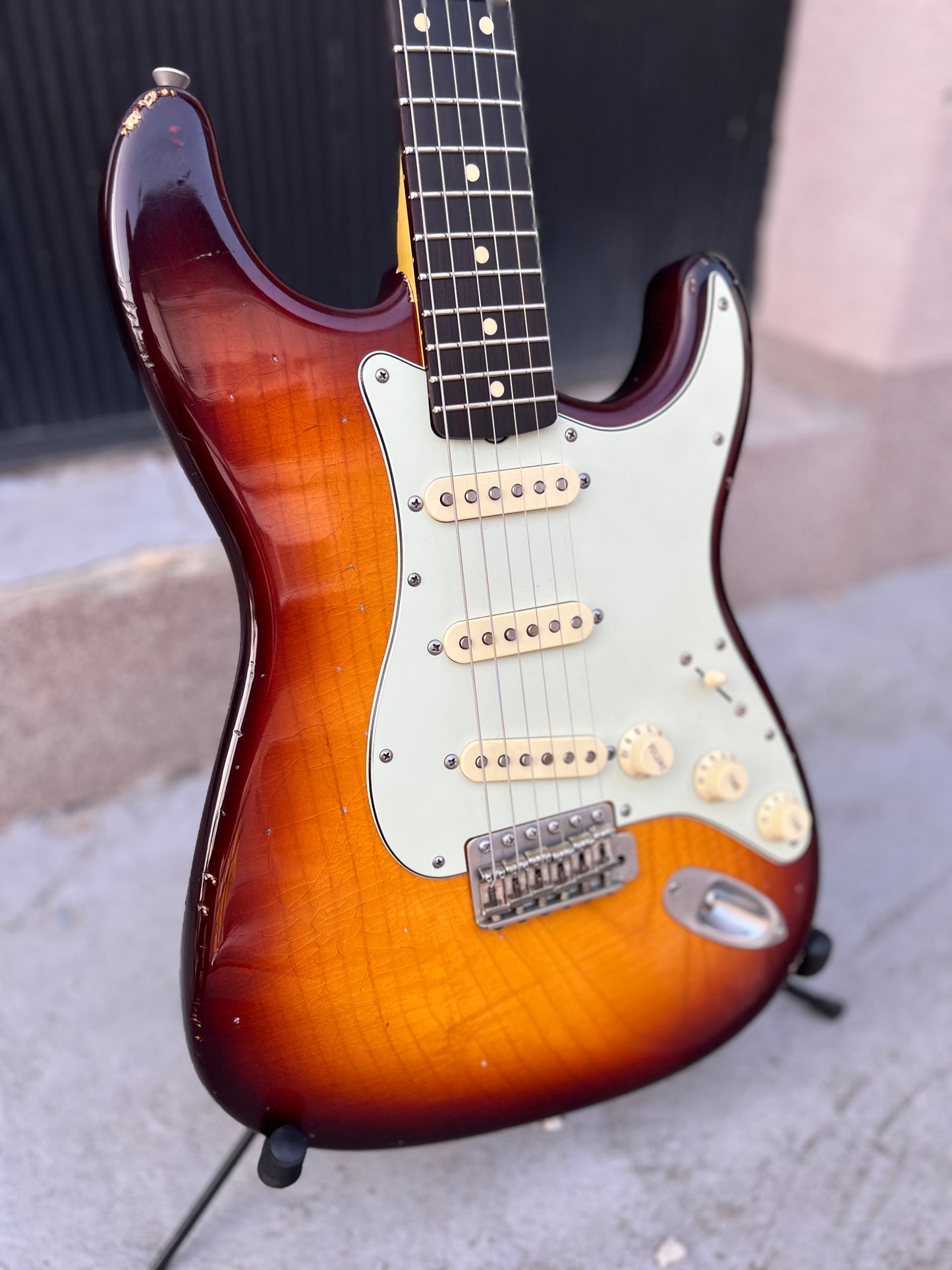 Hollowtone Strat (faded sunburst relic)