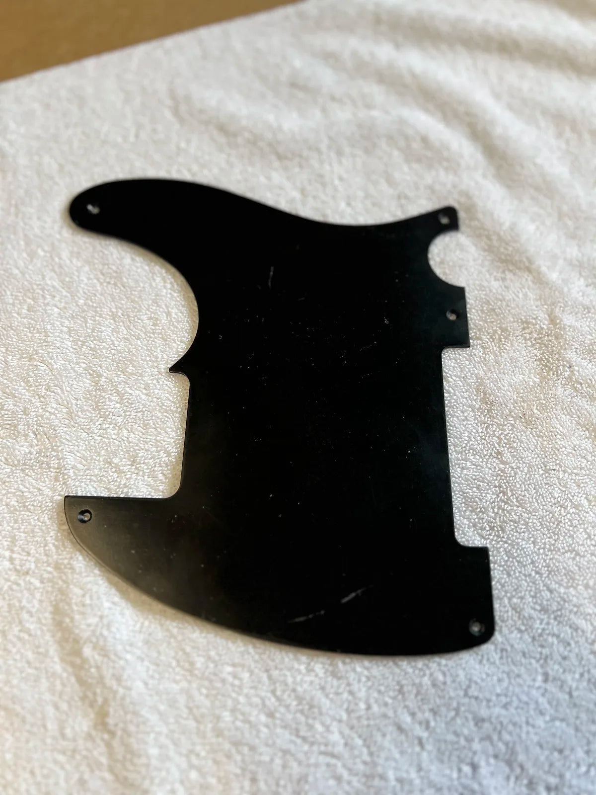 Bakelite Tele or Esquire pickguard (nitro lacquered, light relic)